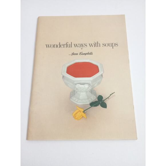 Vintage Campbell's Cook Book Wonderful Ways to Cook With Soup (bb2) - Picture 1 of 10